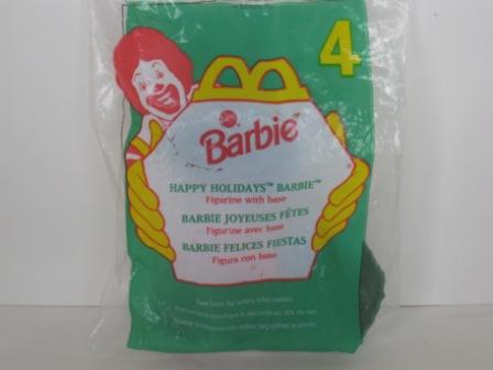 1996 McDonalds - #4 Happy Holidays Barbie - Barbie